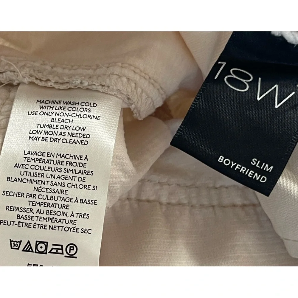 Anthropologie Pilcro High-Rise Slim Boyfriend Corduroy Pants NWT SZ 18W - Picture 10 of 16